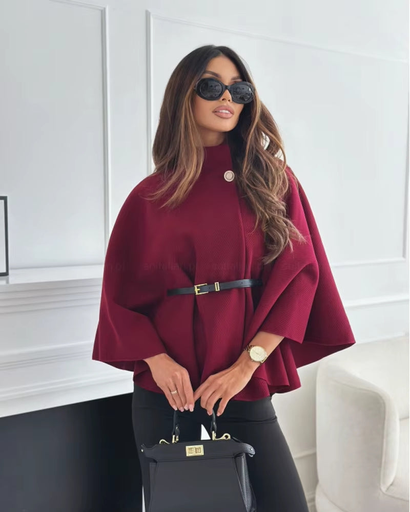 Winter Coat Women Elegant Fitted