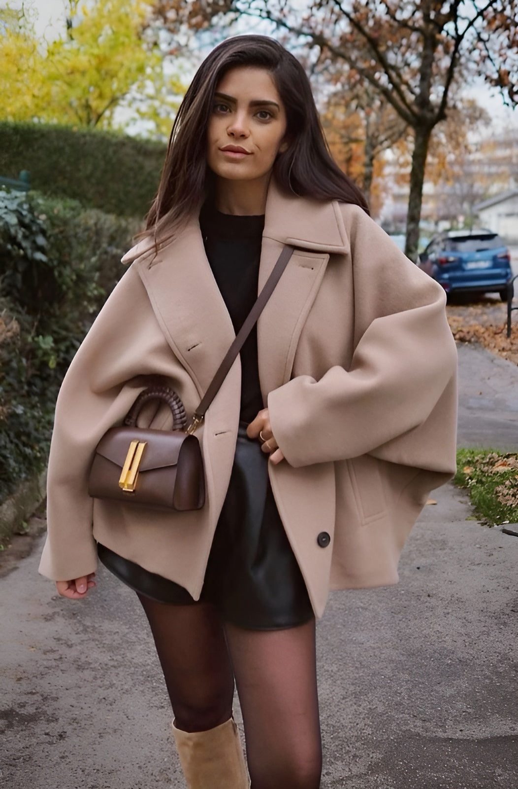 Lizzy Oversized Wool Blend Coat
