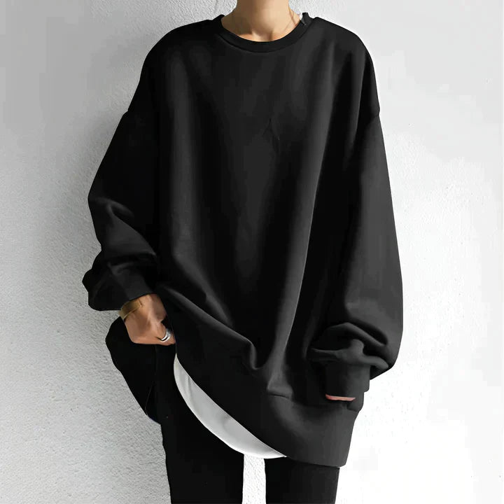 Owena | Oversized Warm Jumper for Women with Round Neck | Long
