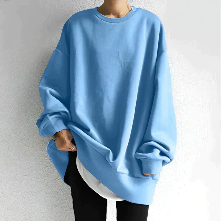 Owena | Oversized Warm Jumper for Women with Round Neck | Long