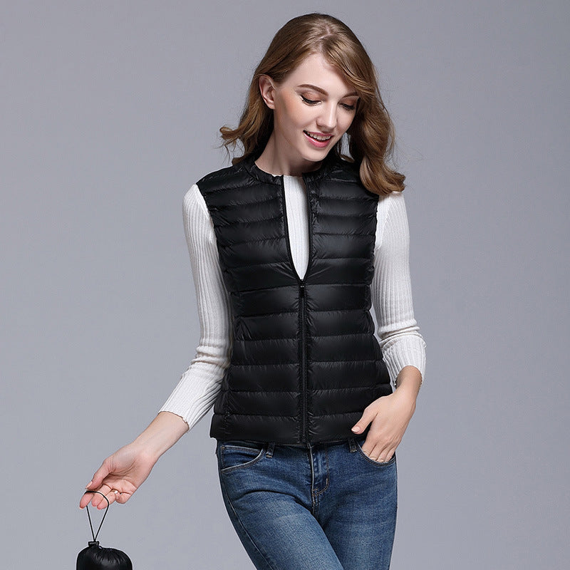 Ladies' Puffer Down Gilet | Sleeveless