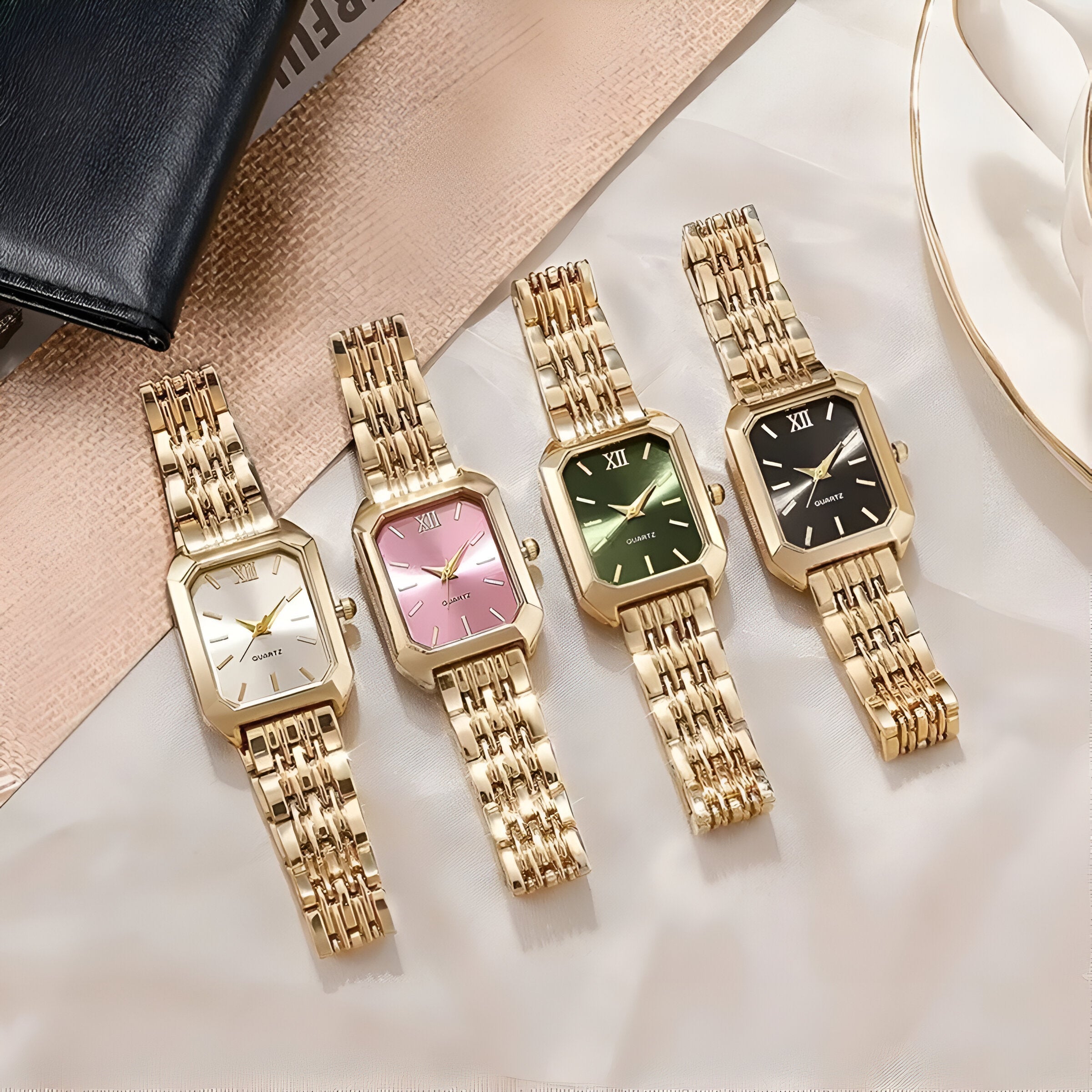 Isabel | Square Stainless Steel Watch