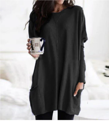 Elkeiner | Long Warm Jumper for Women | Casual