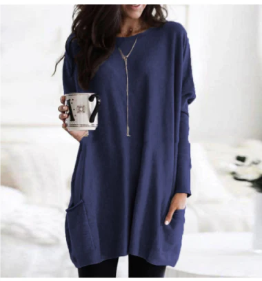 Elkeiner | Long Warm Jumper for Women | Casual