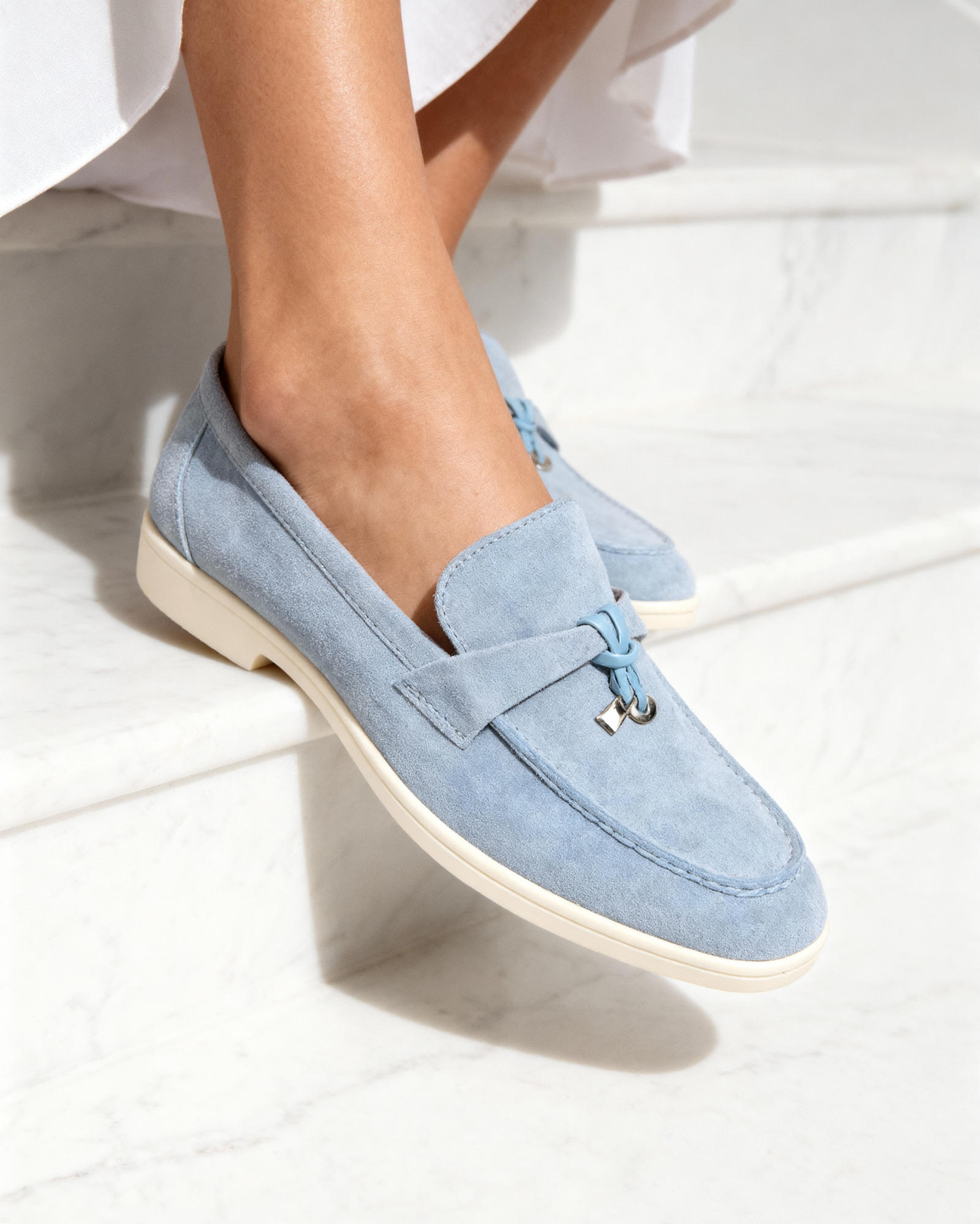 Signature Suede Lady Loafers