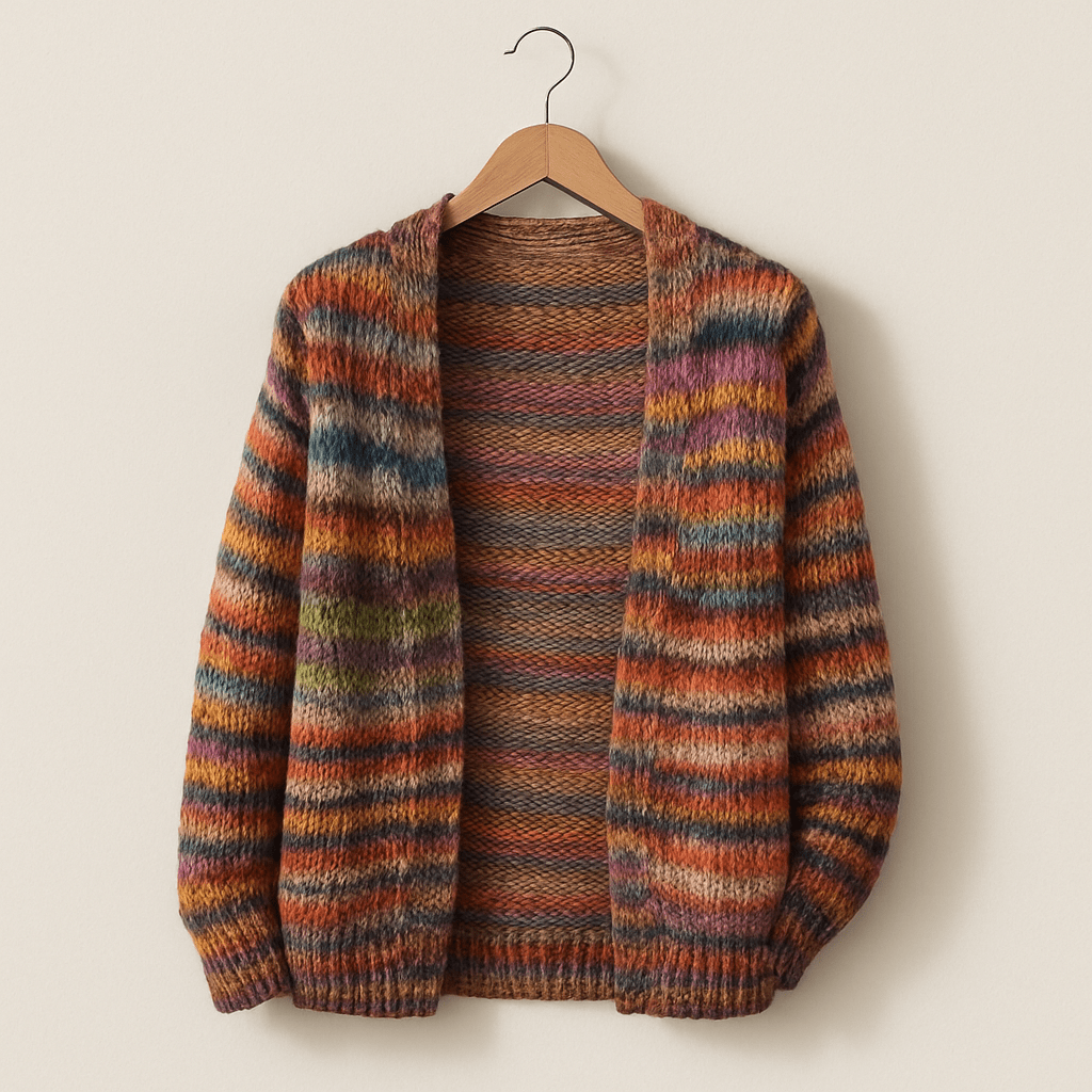 Women's Winter Multicoloured Cardigan | Warm