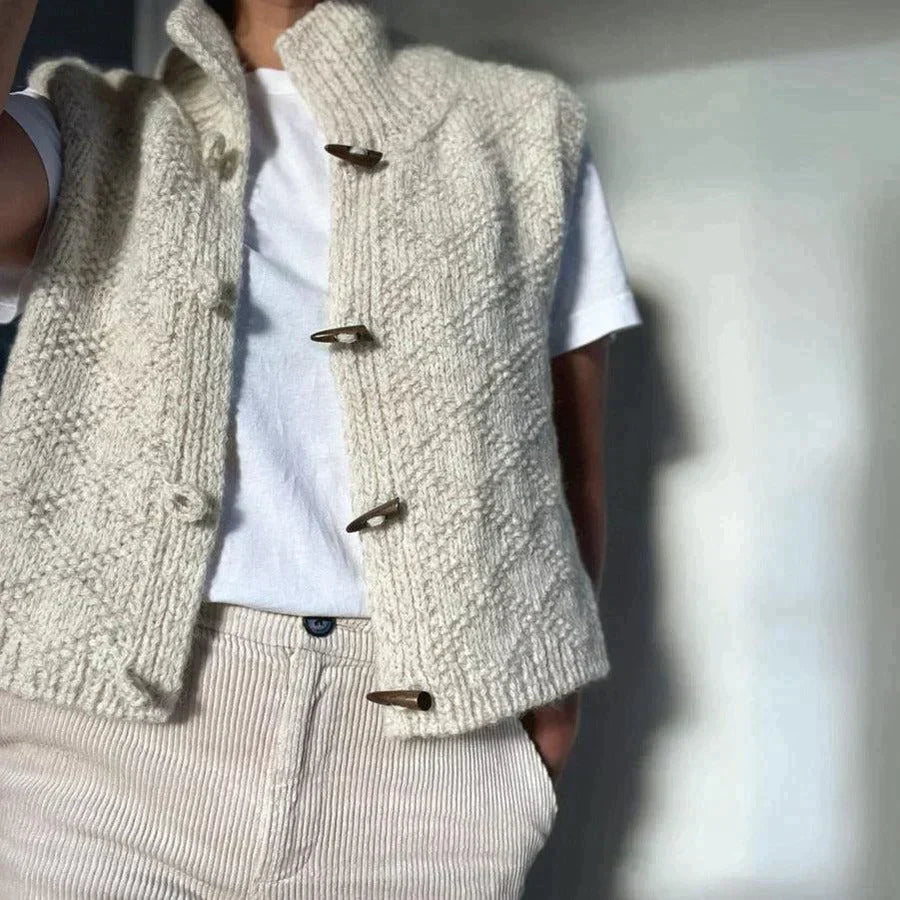 Stylish Knitted Waistcoat for Women | Short