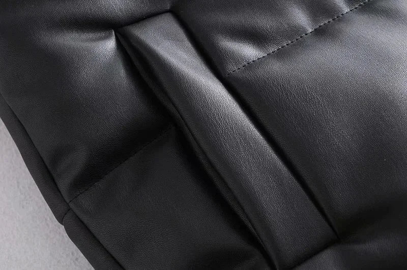 Modern Sleeveless Puffer Gilet for Men with Buttons and Stand-up Collar | with Pockets