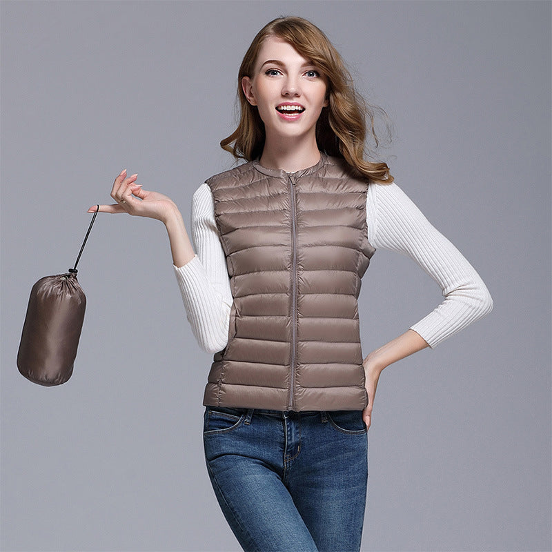 Ladies' Puffer Down Gilet | Sleeveless