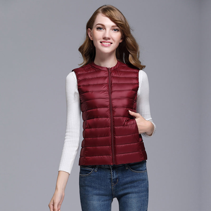 Ladies' Puffer Down Gilet | Sleeveless