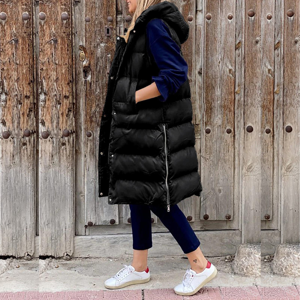 Ladies' Hooded Gilet | Sleeveless