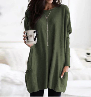 Elkeiner | Long Warm Jumper for Women | Casual