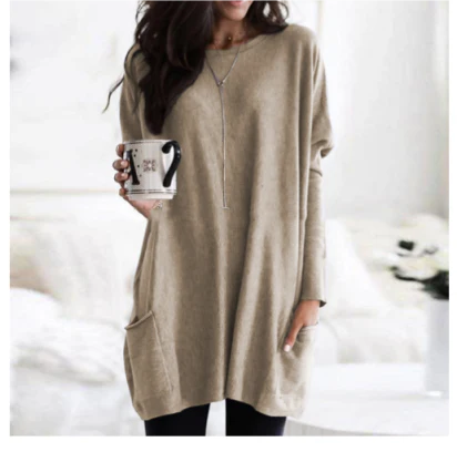 Elkeiner | Long Warm Jumper for Women | Casual