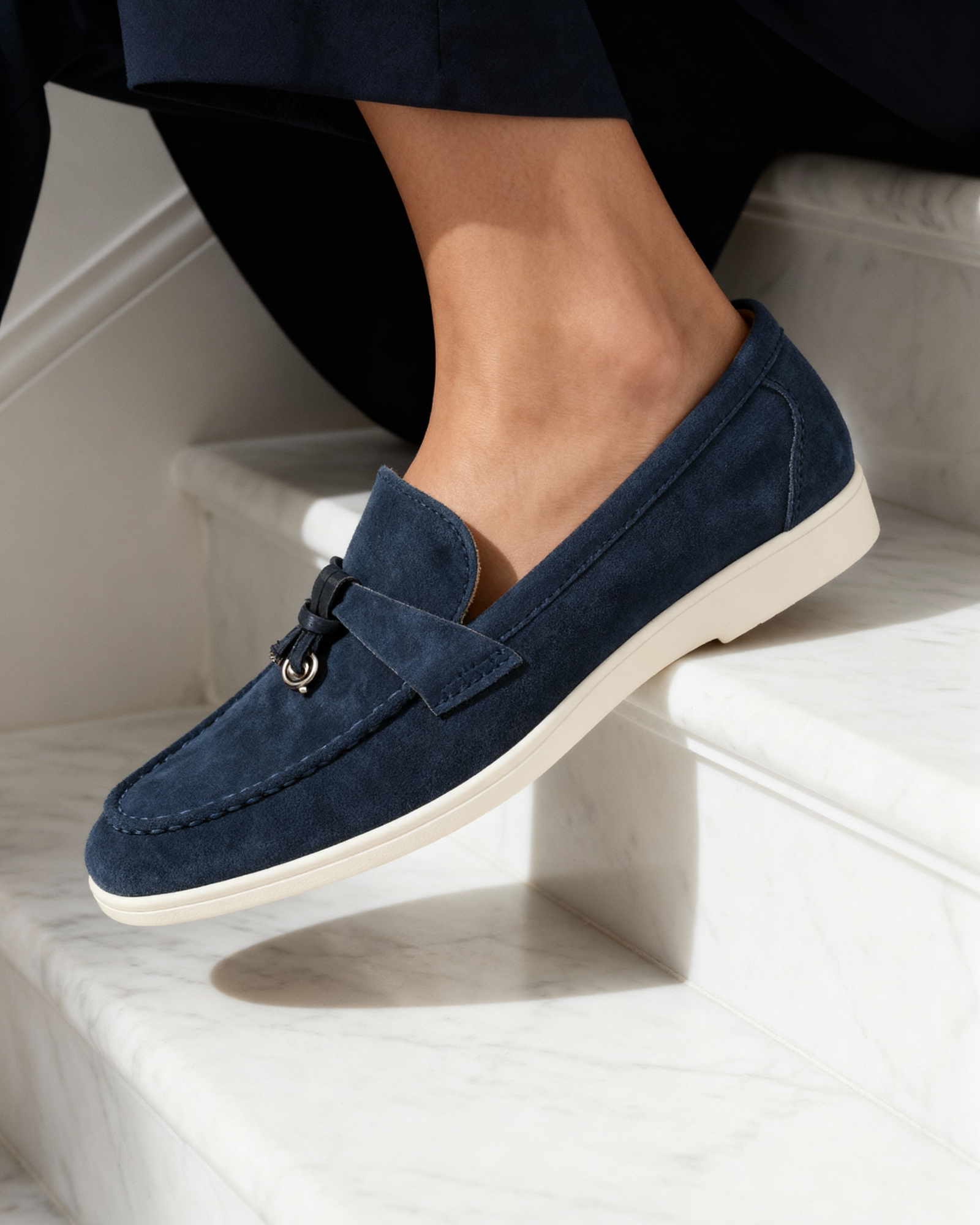 Signature Suede Lady Loafers
