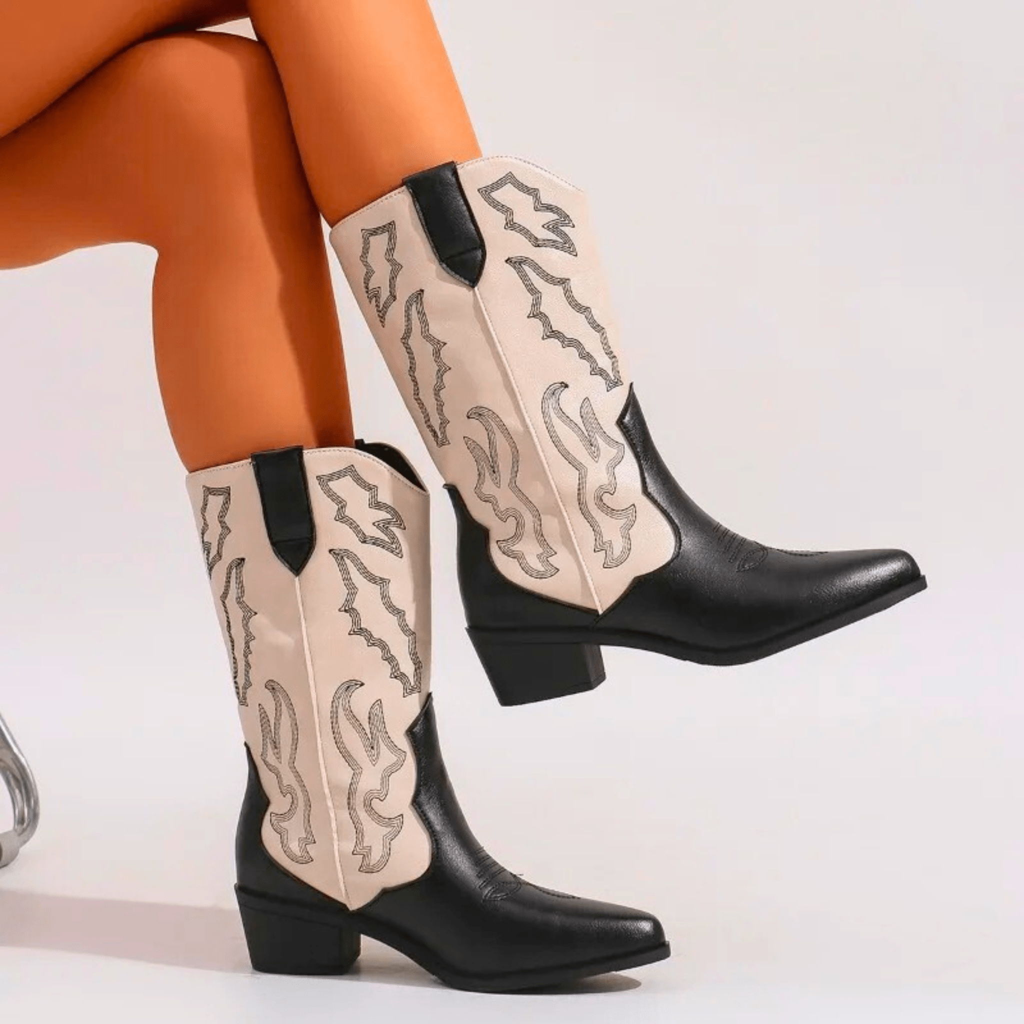 Liora Pointed Leather Boots
