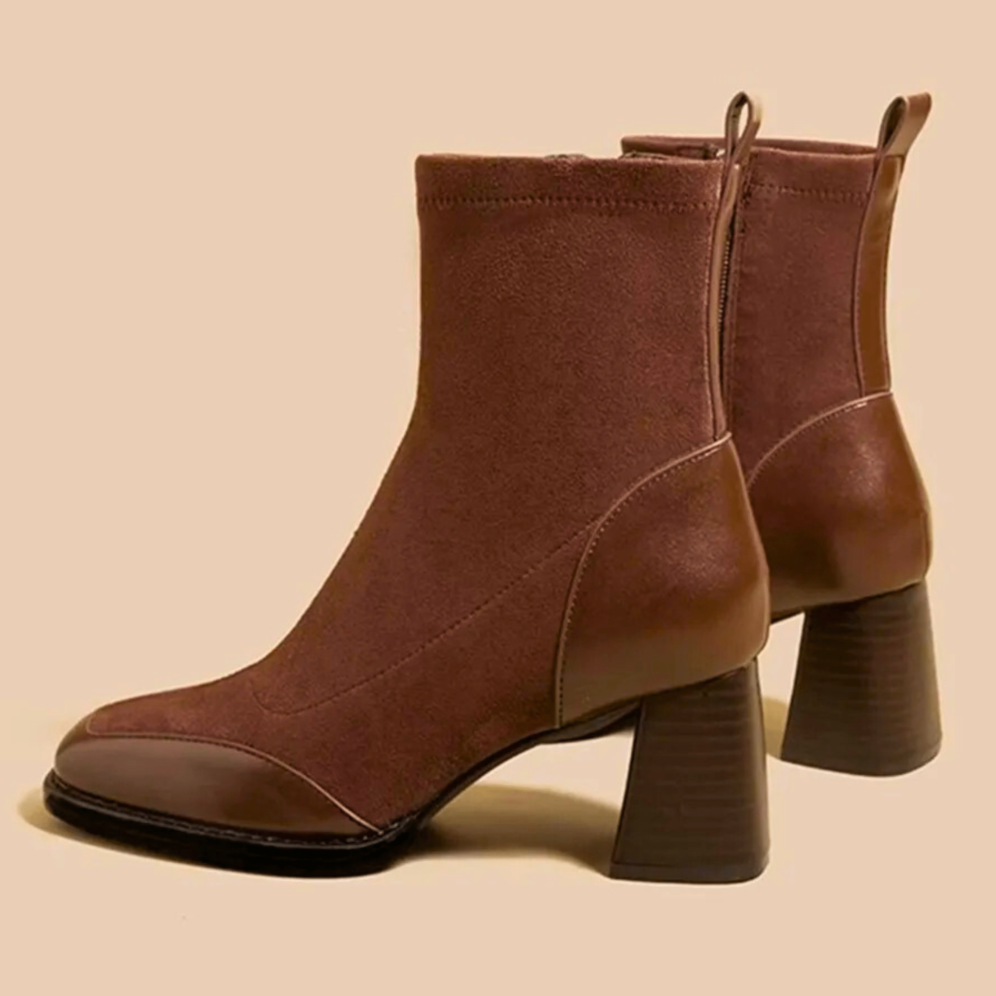 Maison Leather Ankle Boots