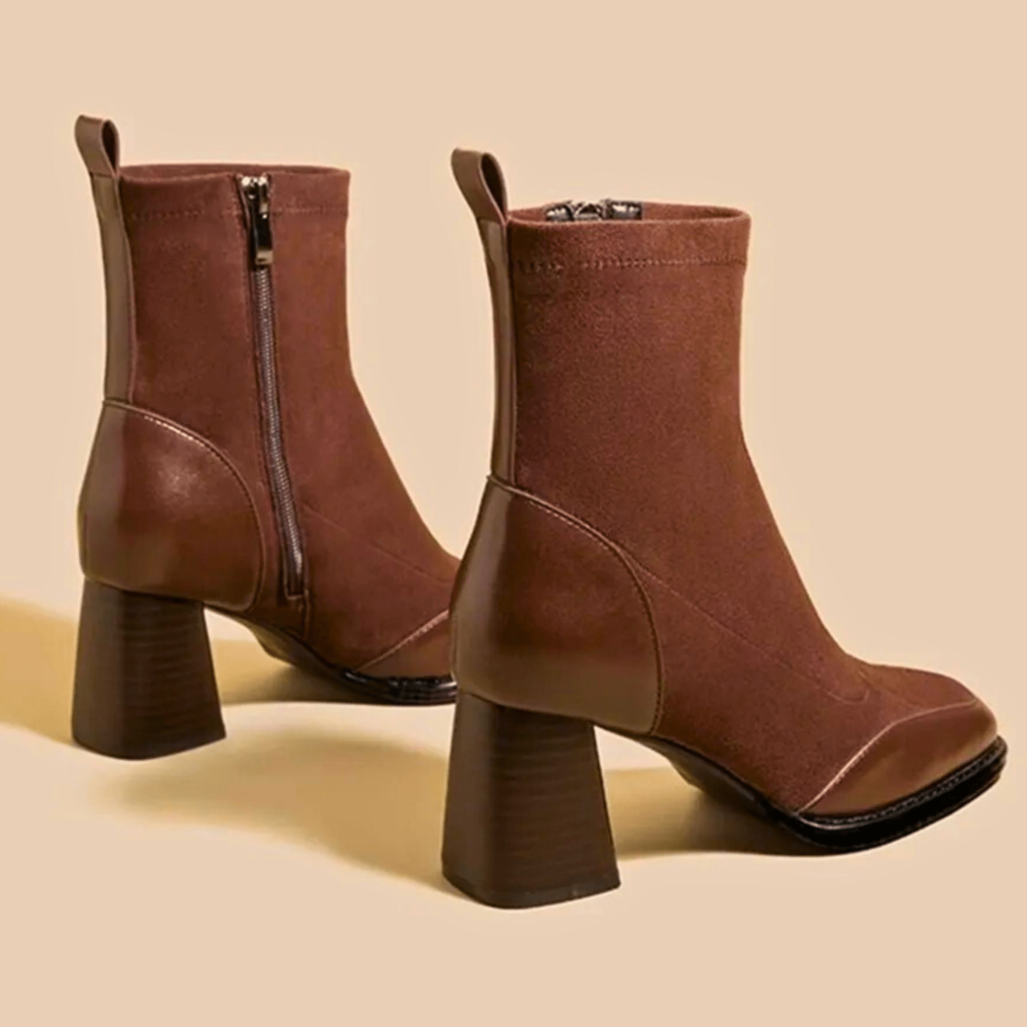 Maison Leather Ankle Boots