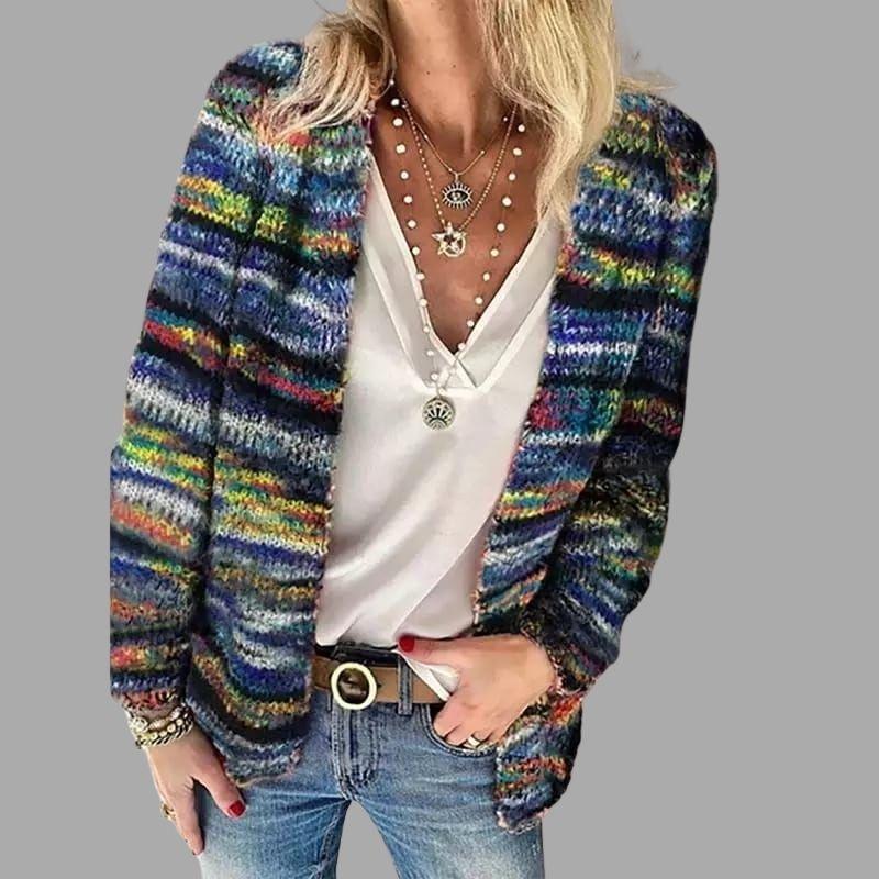 Women's Winter Multicoloured Cardigan | Warm
