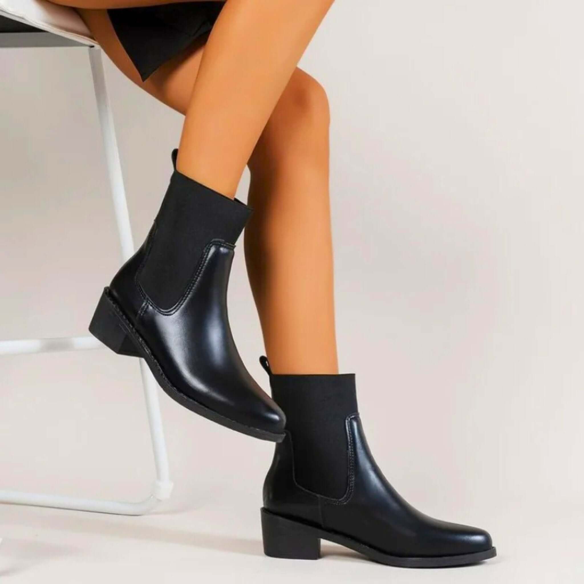British Leather Chelsea Boots